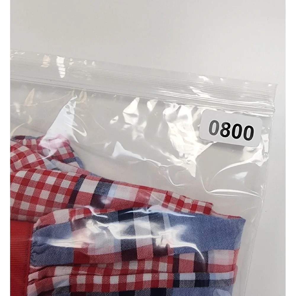 Gymboree Dress Girls 5T Patriotic Patchwork Red Blue Cap Sleeve Bow